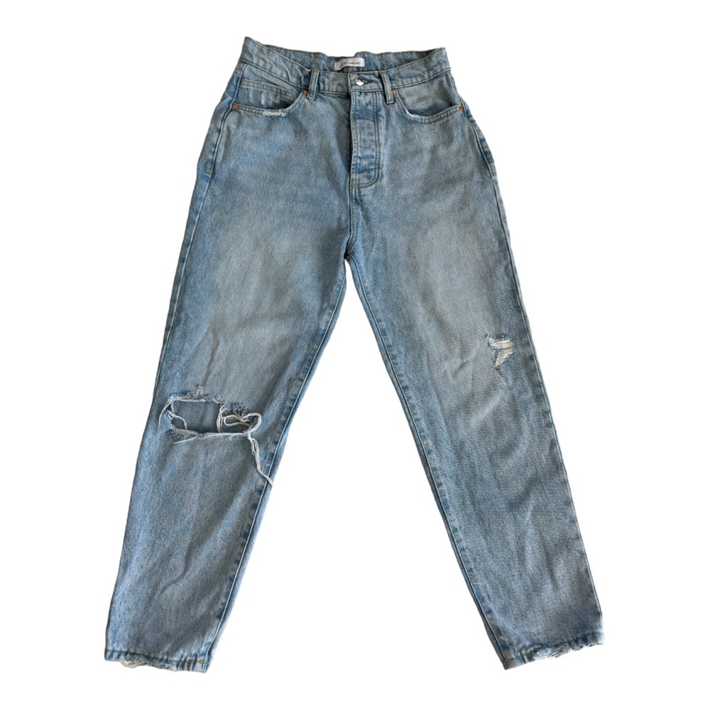 Betro Simone Women's Distressed High Rise Mom Jeans Size 29